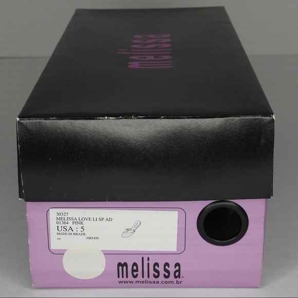 ✨HP!✨ ⏰ Melissa Love Li Pink Sandals NWT - Picture 9 of 9